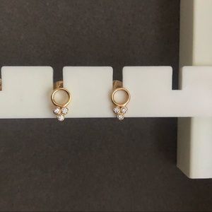 Gorjana 18k-gold plate/cubic zirconia Earrings